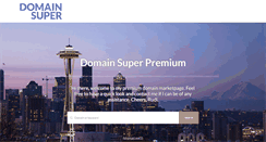 Desktop Screenshot of domainsuper.com